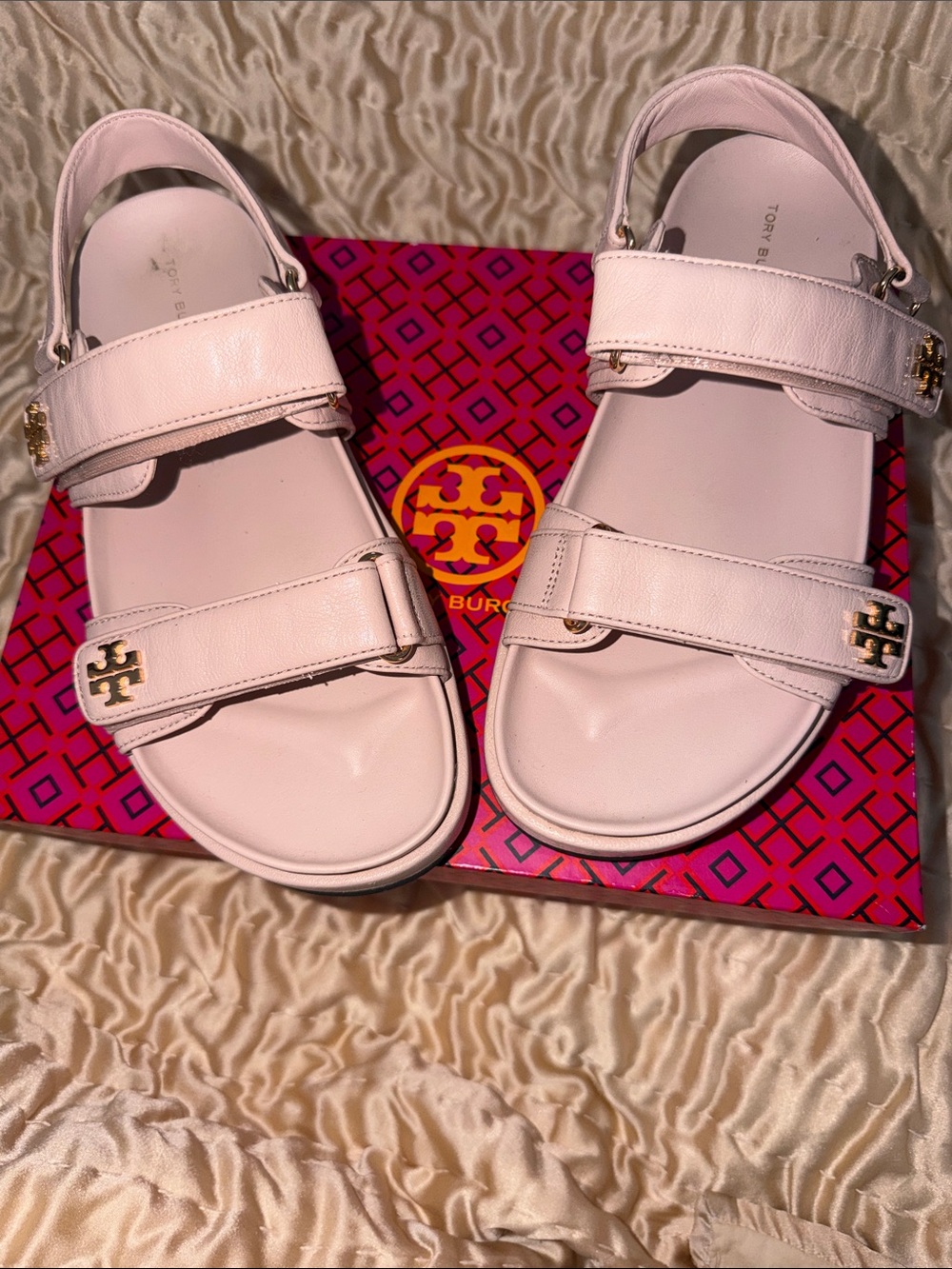 Tory Burch Kira Sport Sandals in Shell Pink